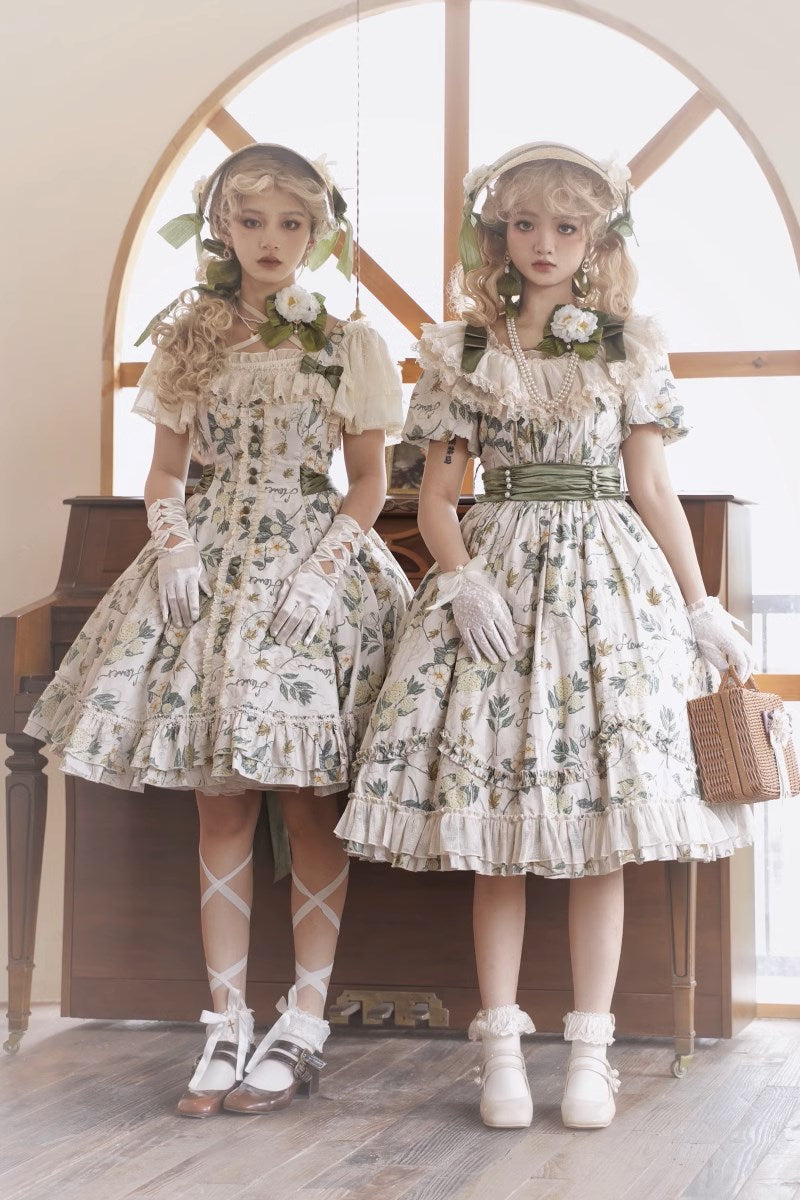 【大阪店】Little Lady Camelliaジャンパースカート ワンピース