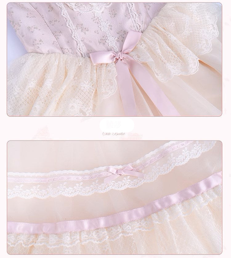 【受注予約1/23まで】Silk Ballet ジャンパースカート・ミドル丈