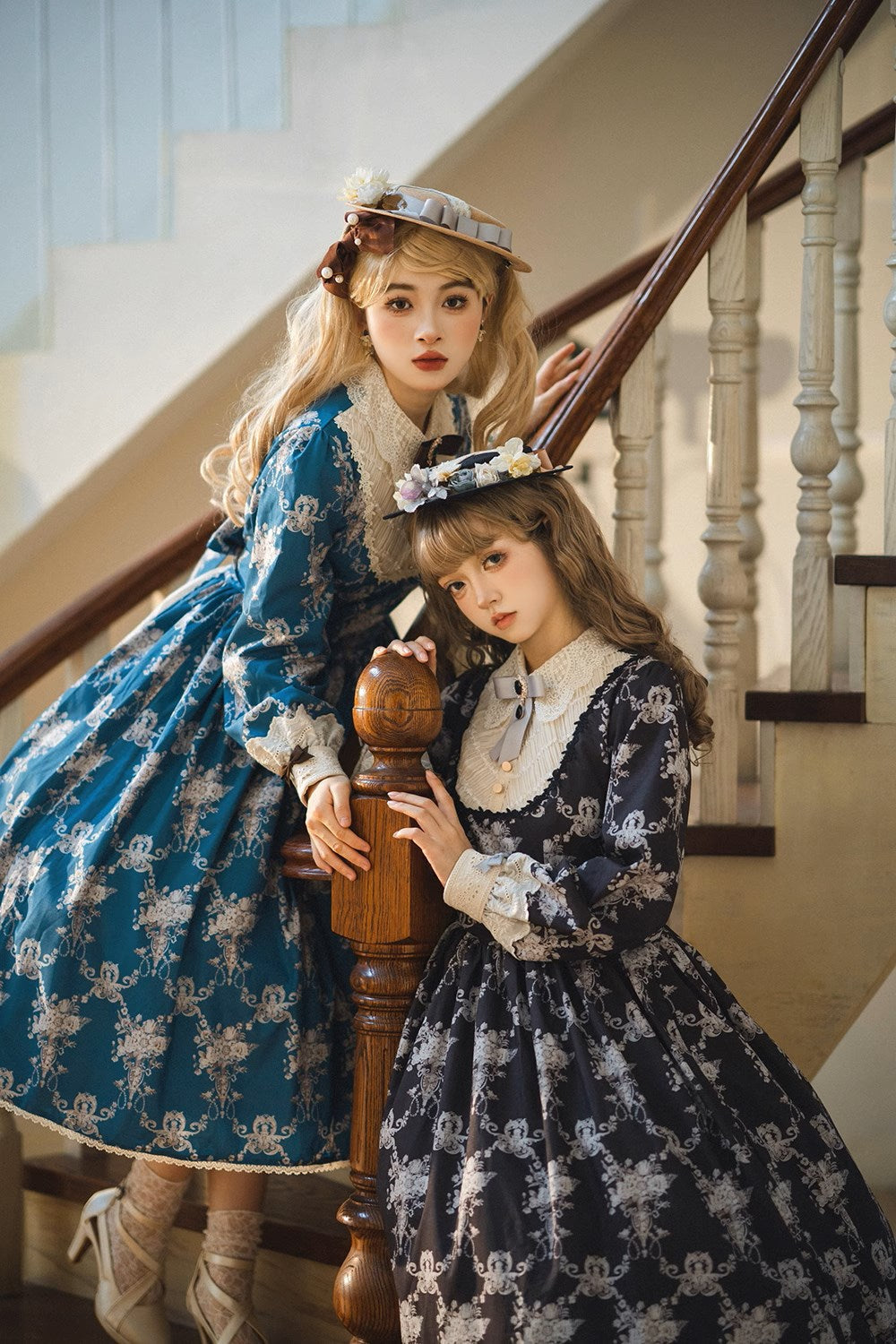 【予約販売】Antique Flower Wall ワンピース