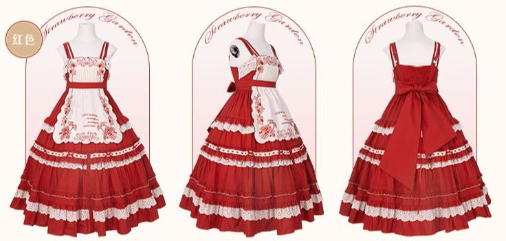 Strawberry Basket ジャンパースカート