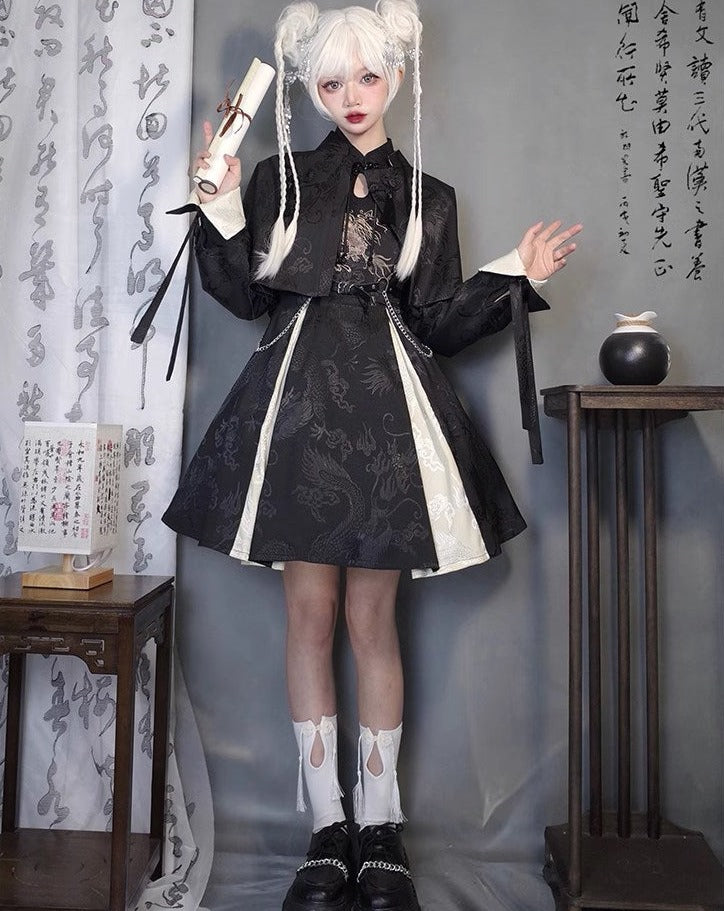 麒麟踏山河 華ロリワンピースとショートジャケット