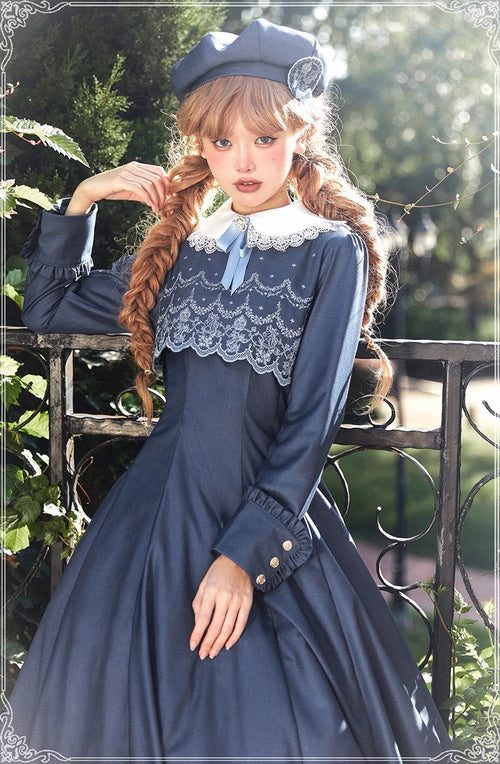 Eternal Chess Game Classical Embroidery Dress