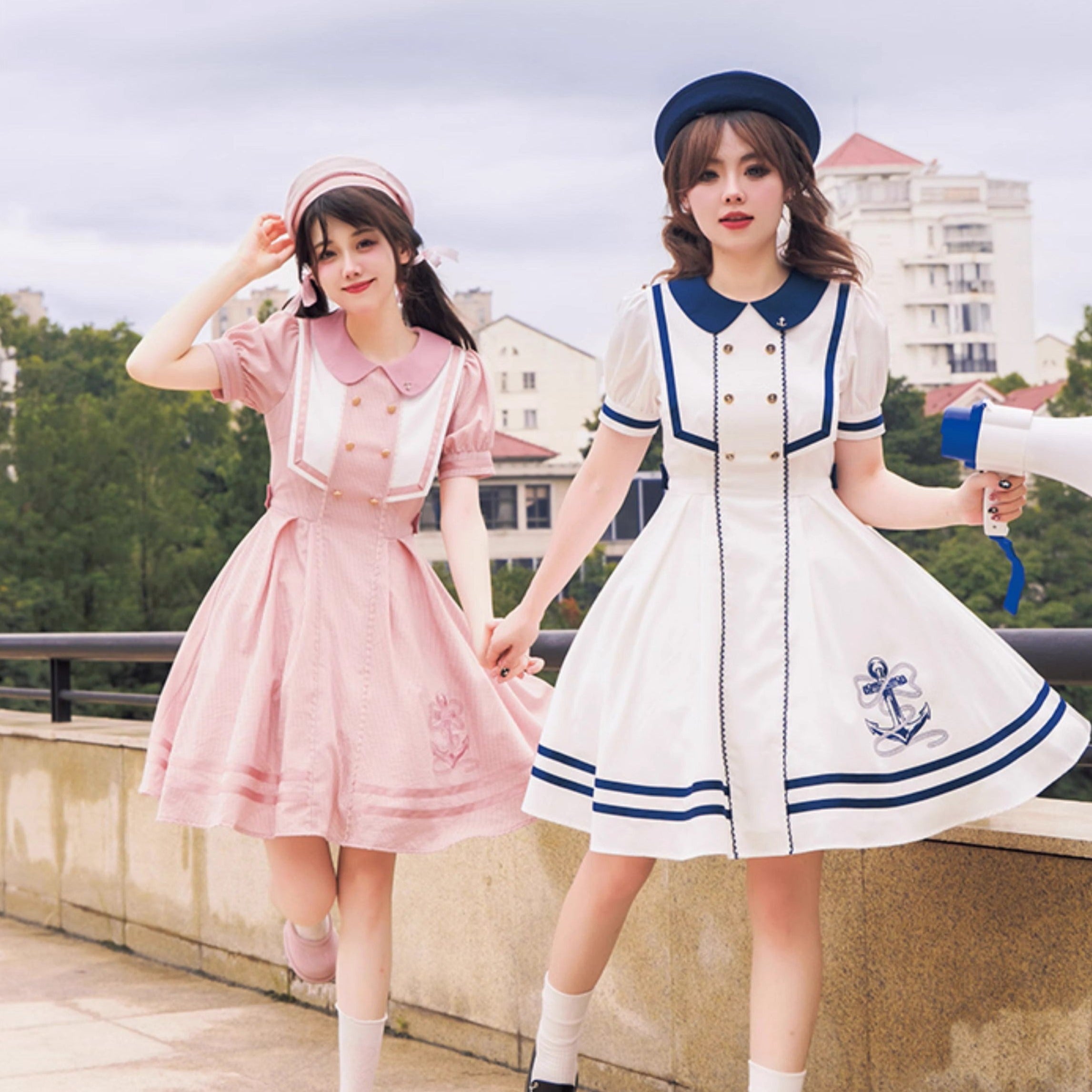 Sunny Day マリンスタイルワンピース