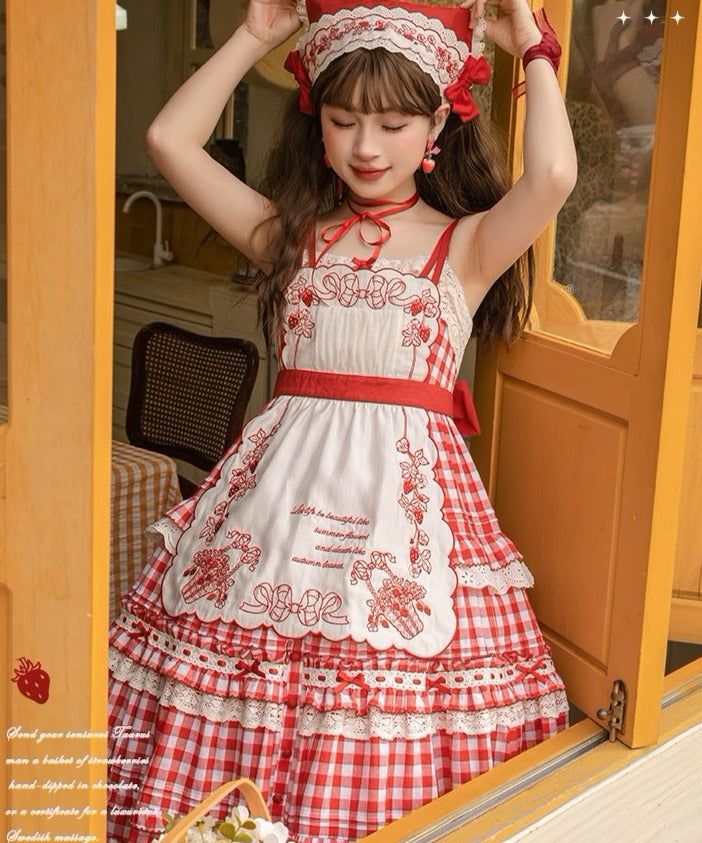 Strawberry Basket ジャンパースカート