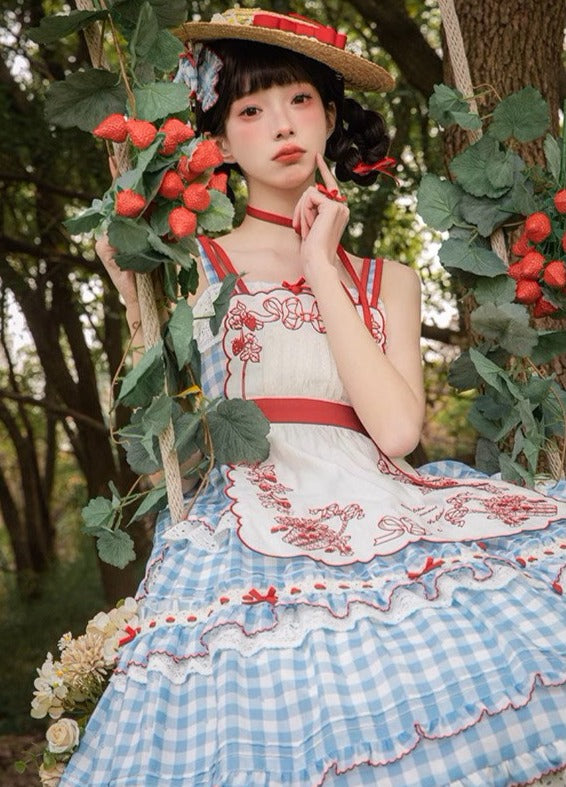 Strawberry Basket ジャンパースカート