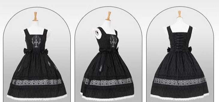 [Resale/Pre-orders available until 11/3] Evensong ribbon jumper skirt