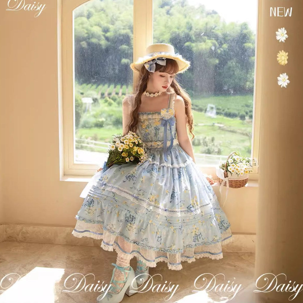 【再販・受注予約7/16まで】Daisy and Sky ジャンパースカート