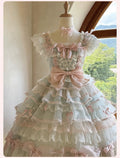 [Pre-orders available until 10/16] Rose Courtyard Lace and Ribbon Dress