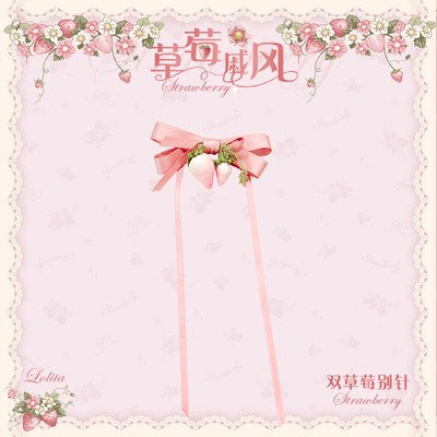 [Simultaneous purchase only] Strawberry Chiffon accessories