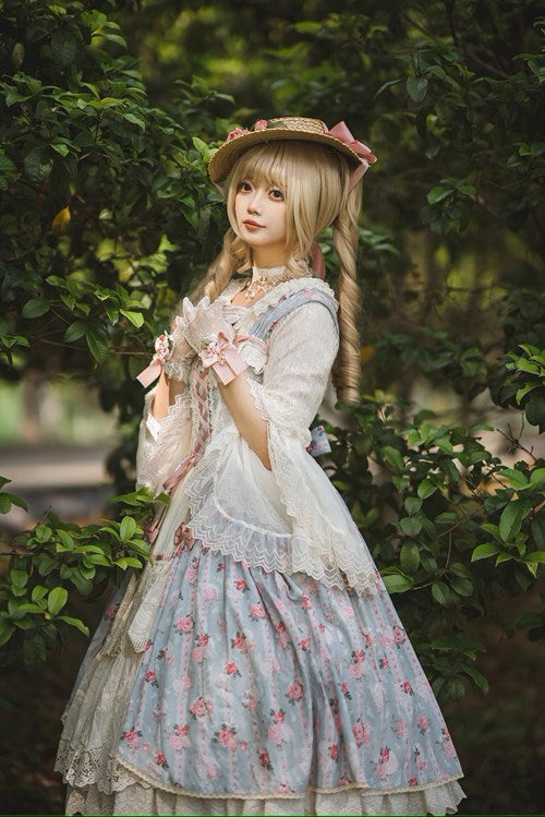 【予約販売】Lilica Garden 姫袖ブラウスとカーディガン