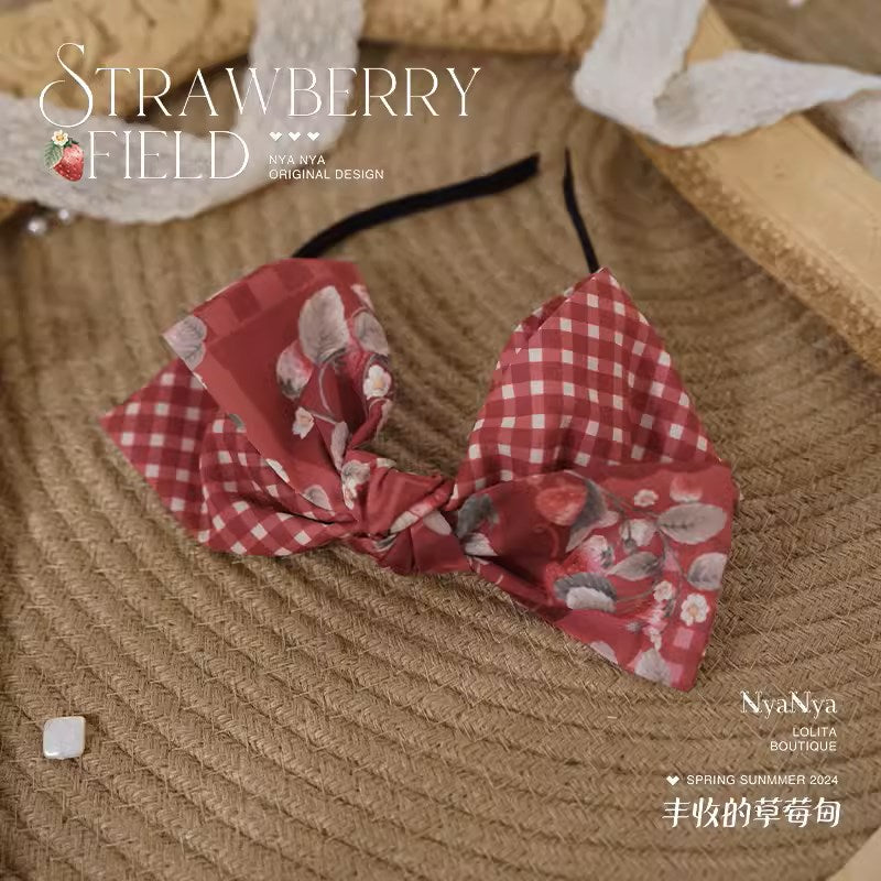 Simultaneous purchase only [Orders accepted until 9/1] Strawberry Field accessories