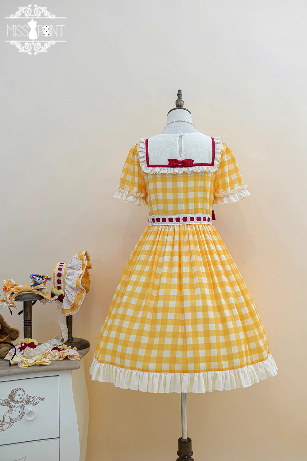【予約販売】Sweet Kittyレトロカジュアルワンピース