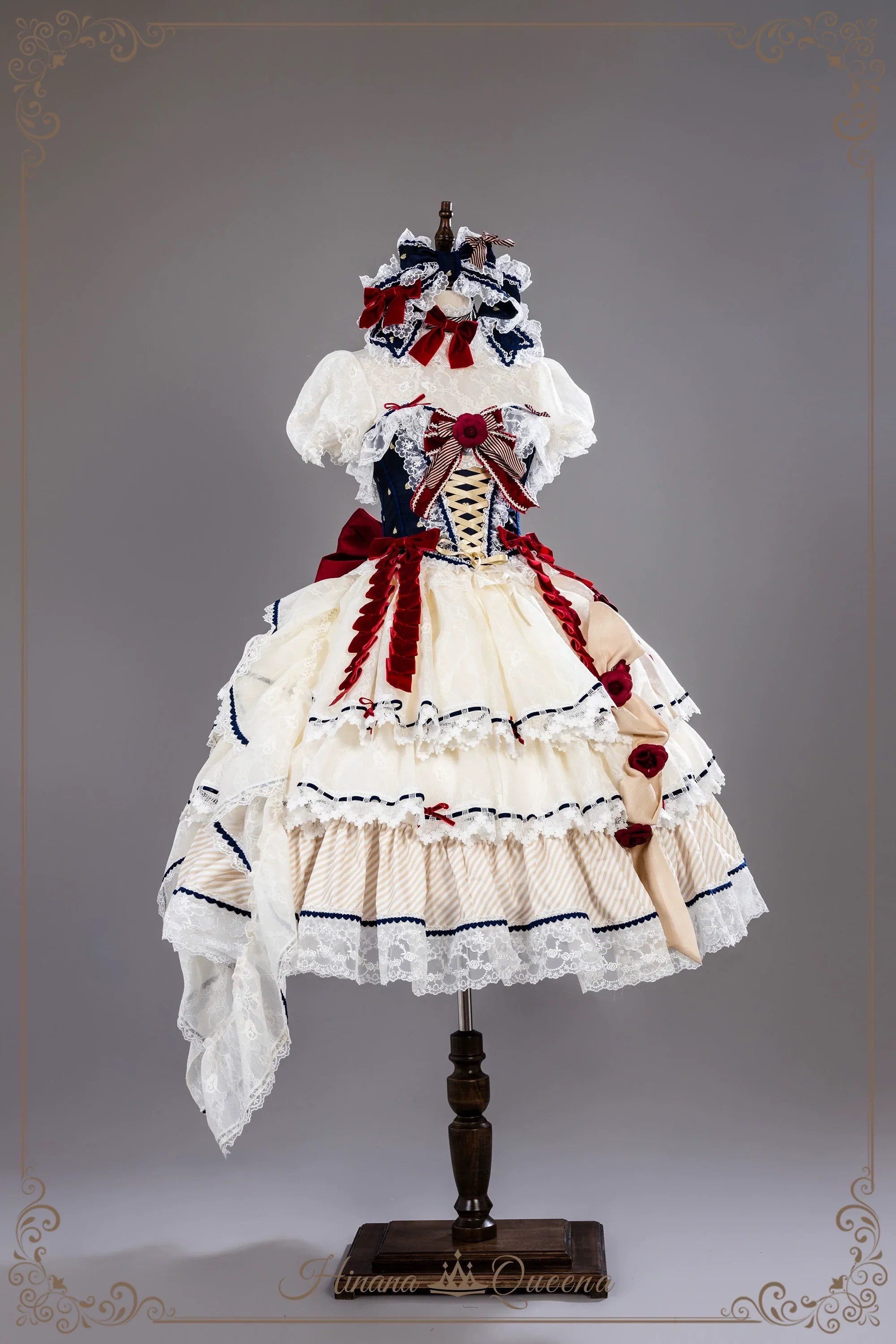 【再販・受注予約8/8まで】Dream Alice ラグジュアリーセットアップ／白雪姫／ロング丈