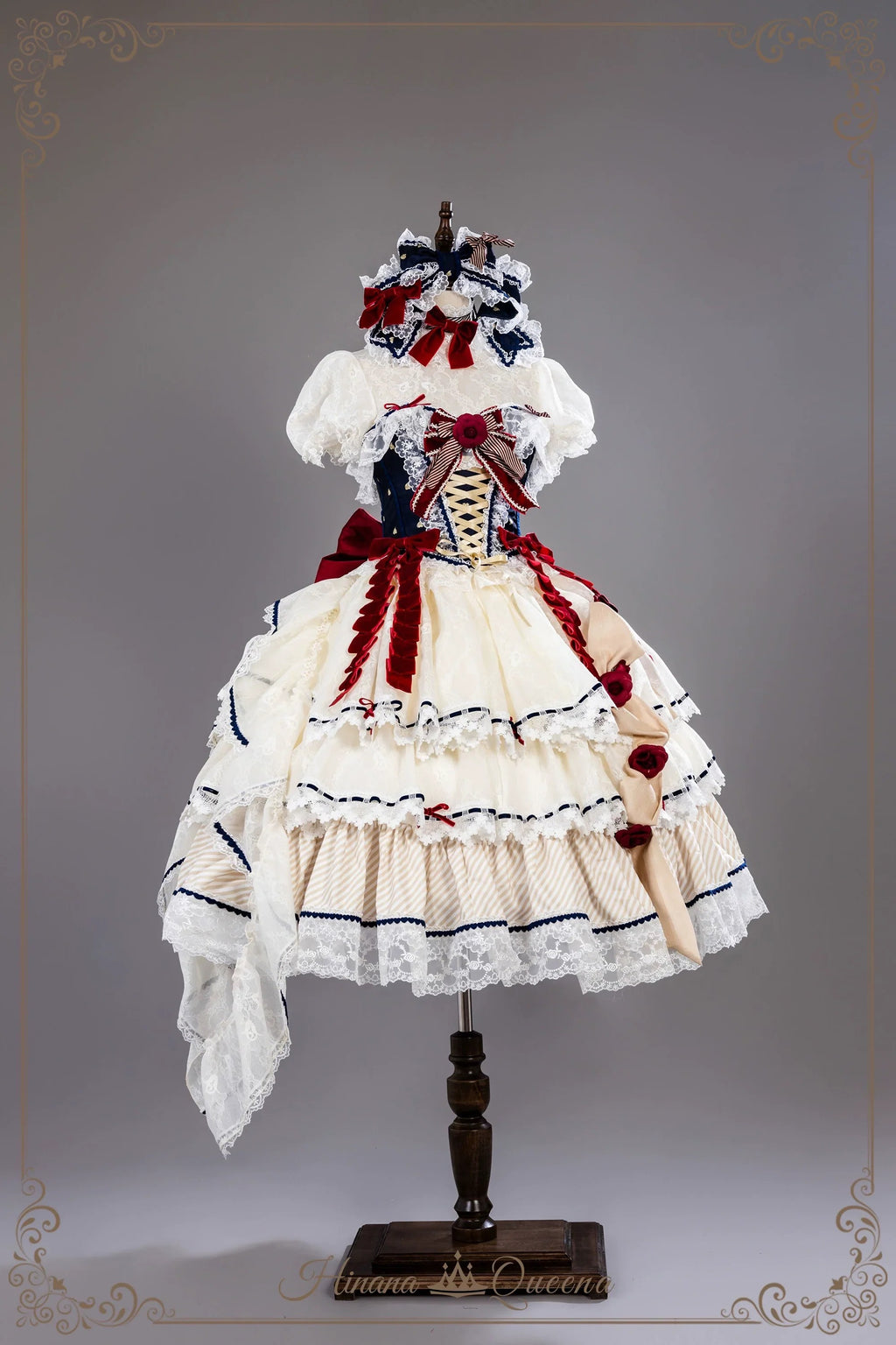 【再販・受注予約8/8まで】Dream Alice ラグジュアリーセットアップ／白雪姫／ショート丈