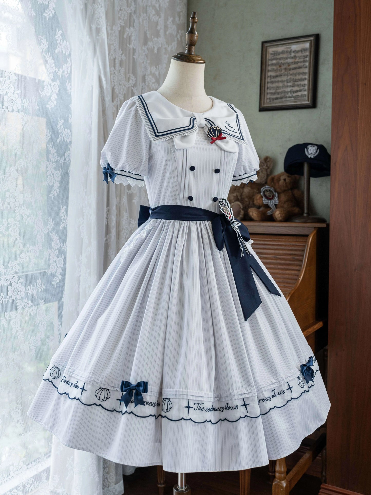 [Pre-orders available until 7/28] The Sea Breeze Blows Marine Dress