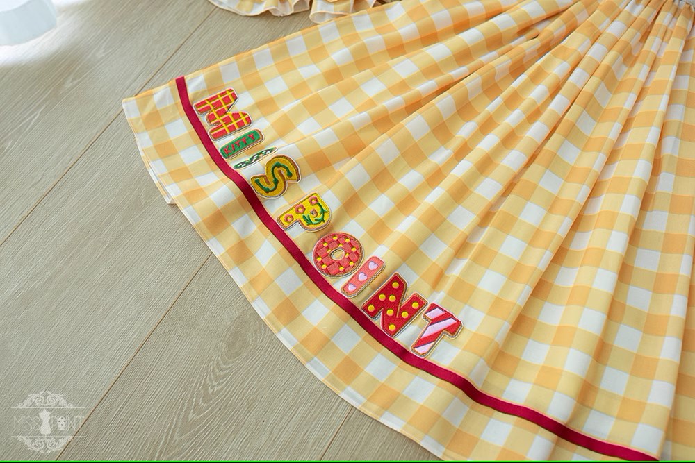 【予約販売】Sweet Kittyレトロカフェ風ワンピース