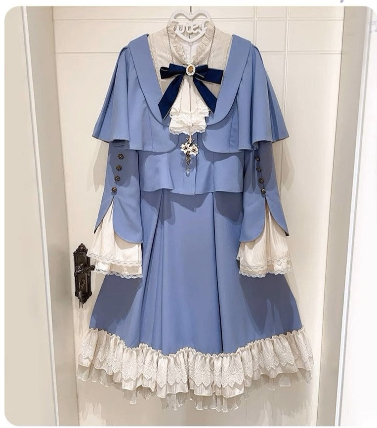 Breeze Aria クラシカルケープ付きワンピース