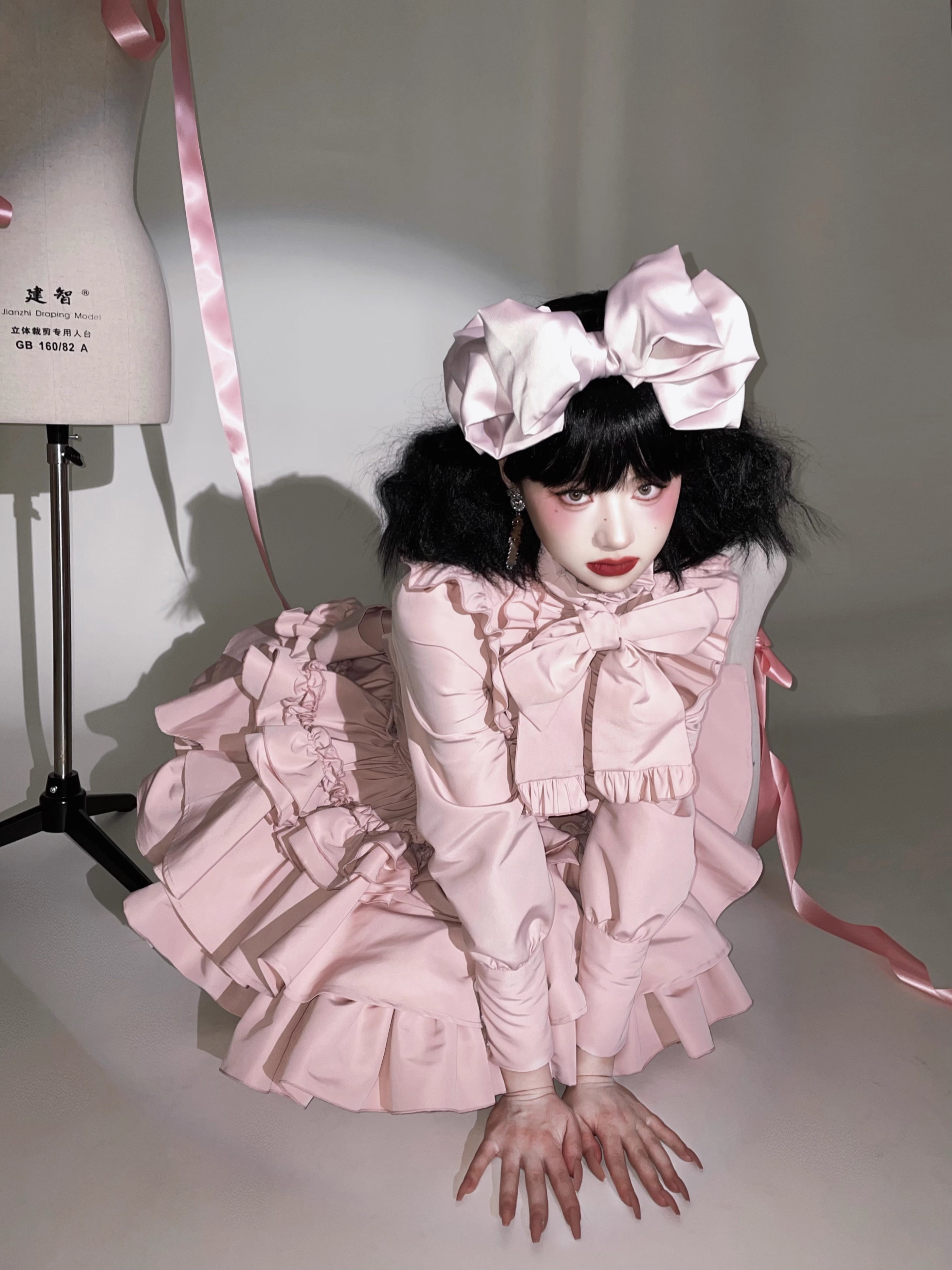Doll's House リボンタイフリルブラウス 全4色