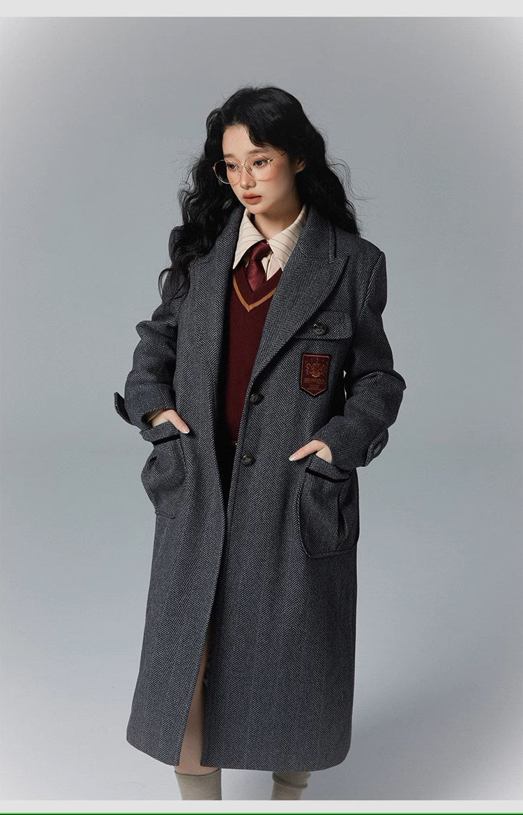 [Pre-order] Hogwarts School of Witchcraft and Wizardry Herringbone Coat