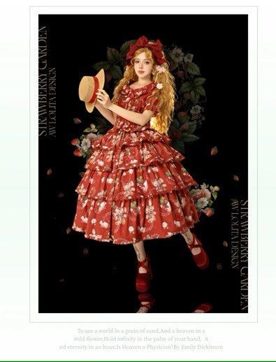【再販・受注予約5/18まで】Camellia Berry 半袖セットアップ・ロング丈