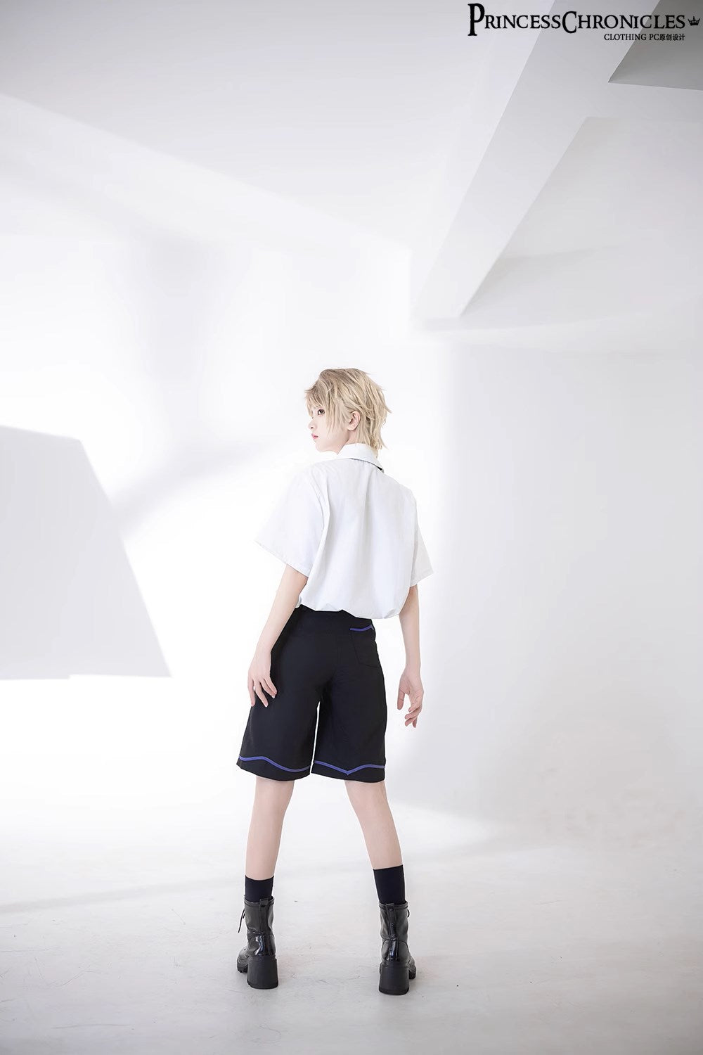 【予約販売】皇子系 トランプ柄のショートパンツ