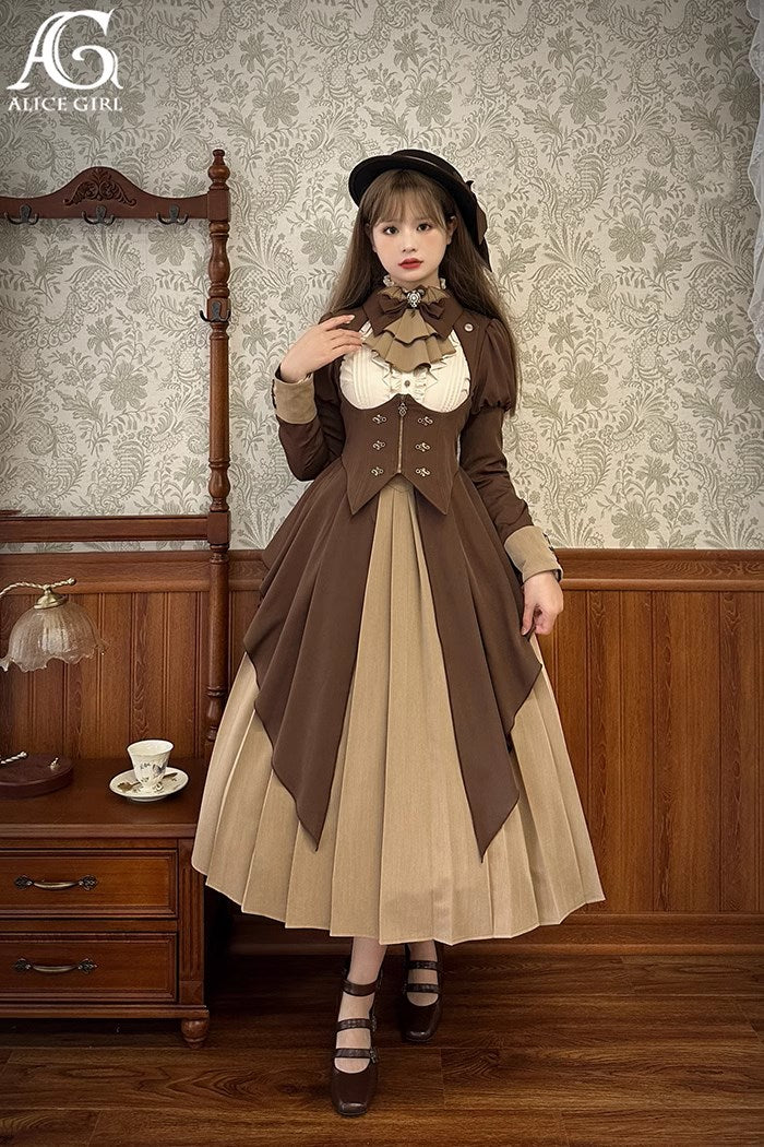 [Sale period ended] Detective Butler Dress, Jacket, and Tie 3-piece set