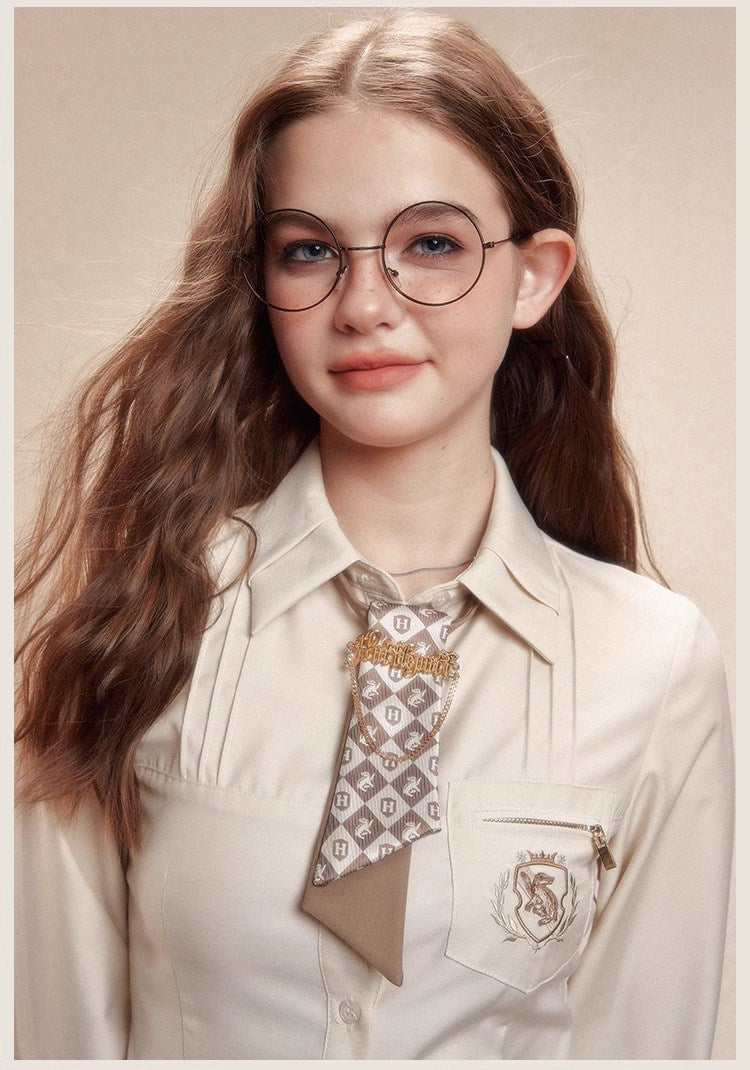 [Pre-orderle] Hogwarts School of Witchcraft and Wizardry waist shape blouse