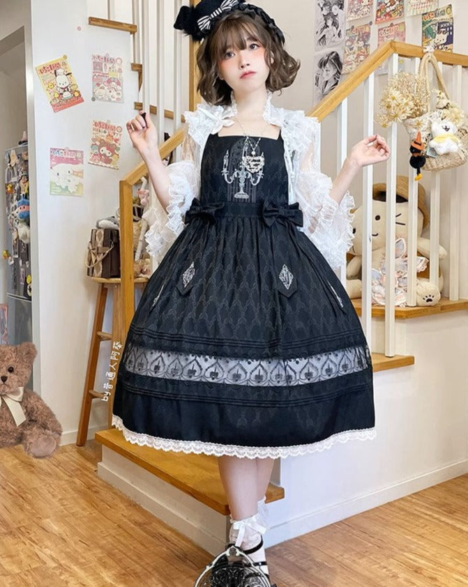 [Resale/Pre-orders available until 11/3] Evensong ribbon jumper skirt