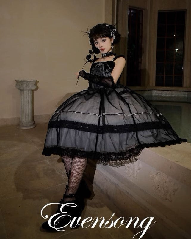 [Sale period ended] Evensong veil jumper skirt