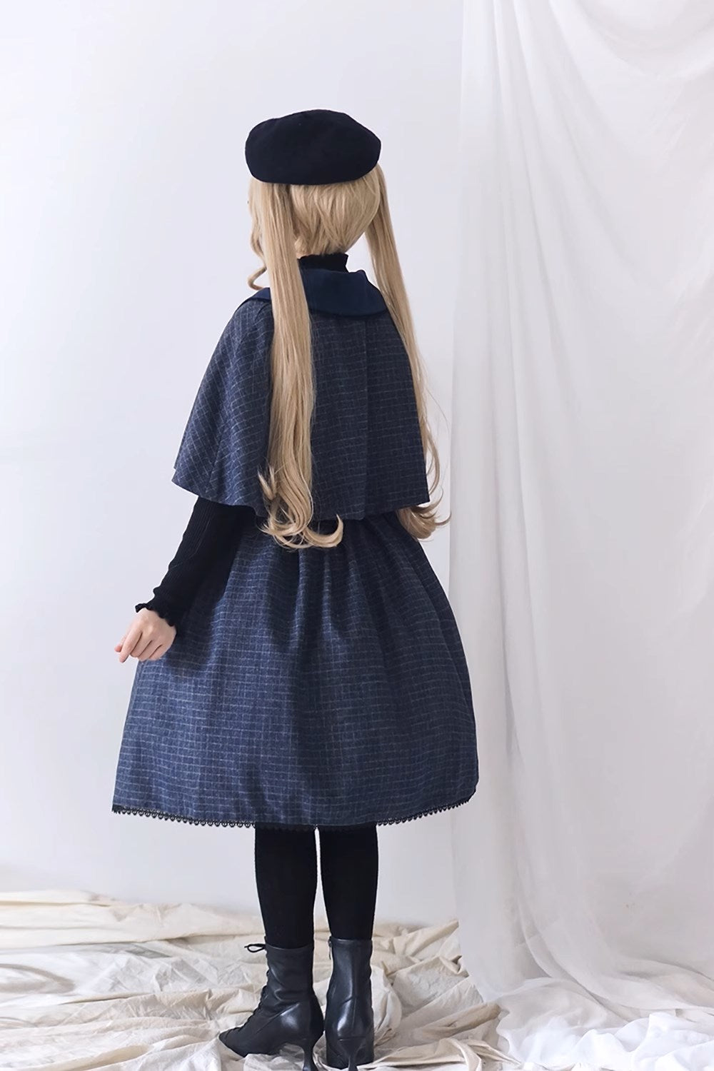 【予約販売】Earl Gray チェックのマント