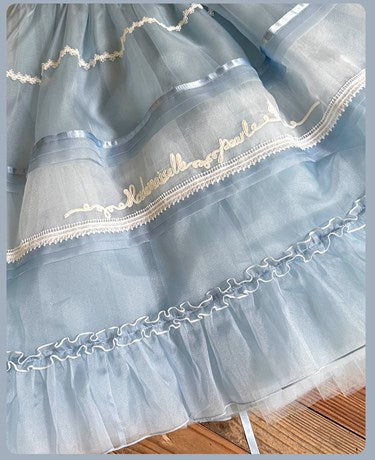 [Pre-orders available until 7/8] Antique Porcelain Plates Corset Jumper Skirt