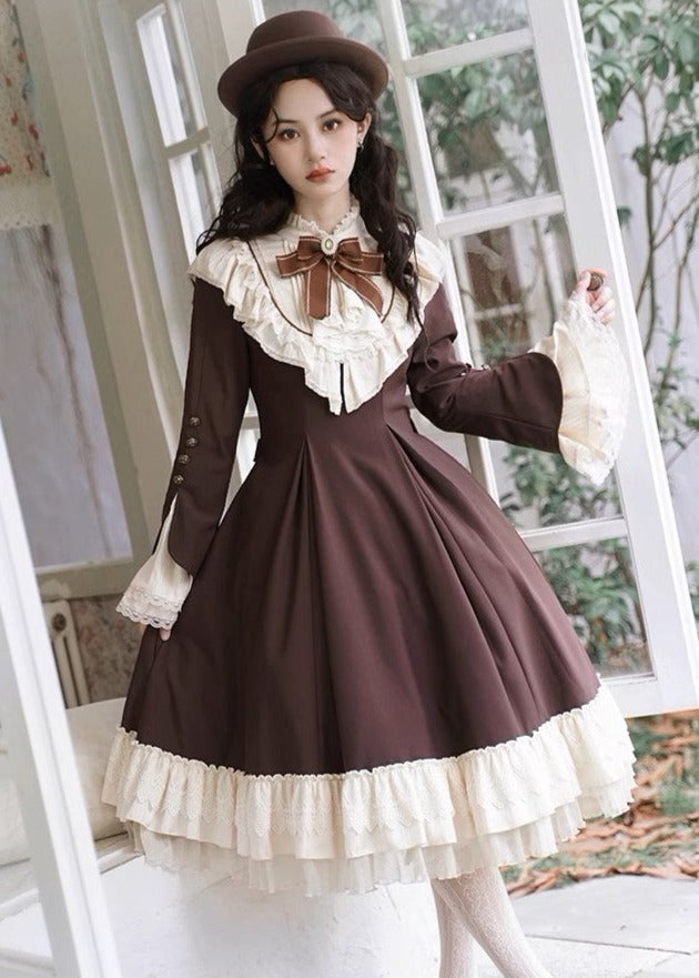 Breeze Aria クラシカルケープ付きワンピース