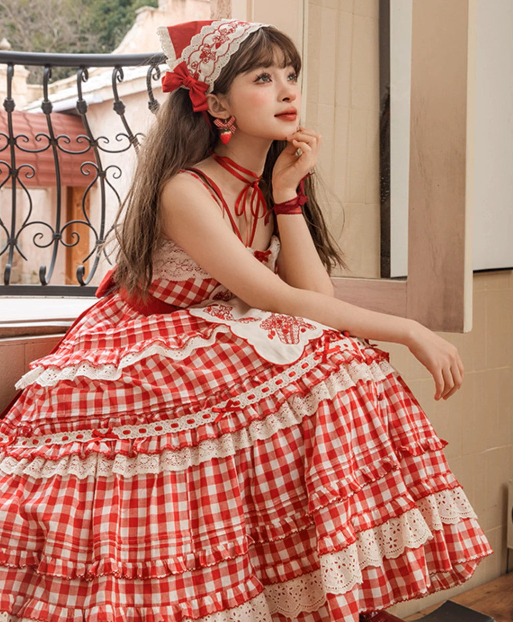 Strawberry Basket ジャンパースカート