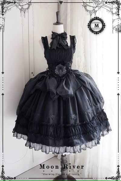 [Pre-orders available until 9/29] Moonlit Night Spider Jumper Skirt, 2 types, long length