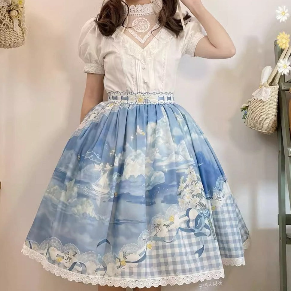 【再販・受注予約7/16まで】Daisy and Sky スカート