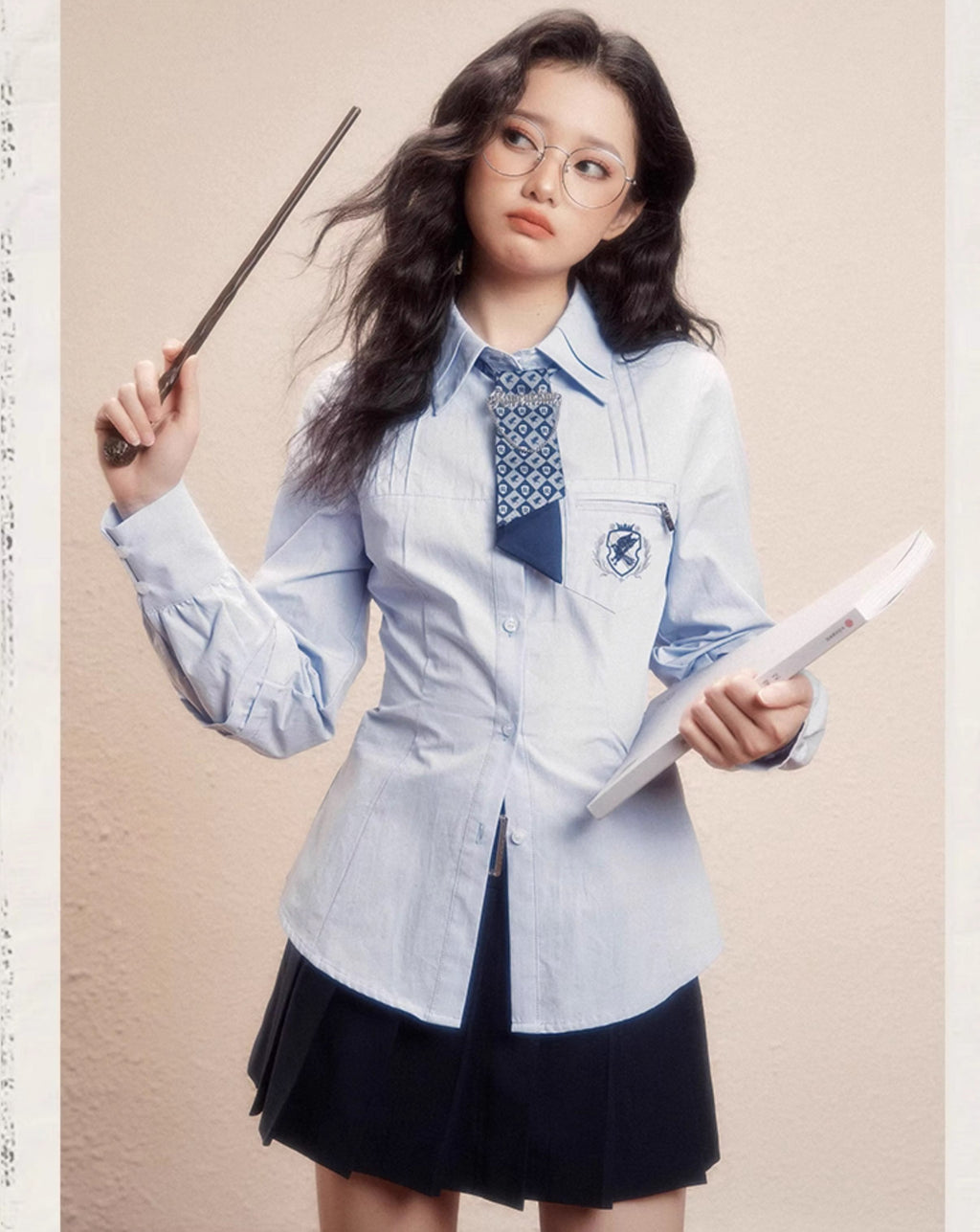 [Pre-orderle] Hogwarts School of Witchcraft and Wizardry waist shape blouse