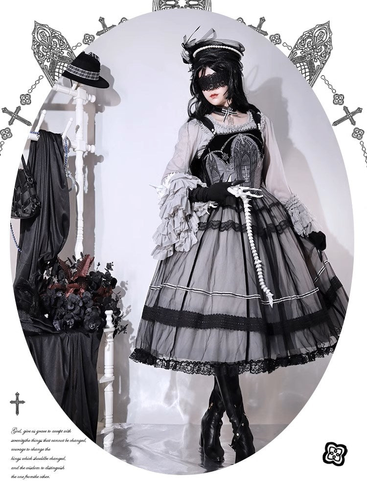 [Sale period ended] Evensong veil jumper skirt