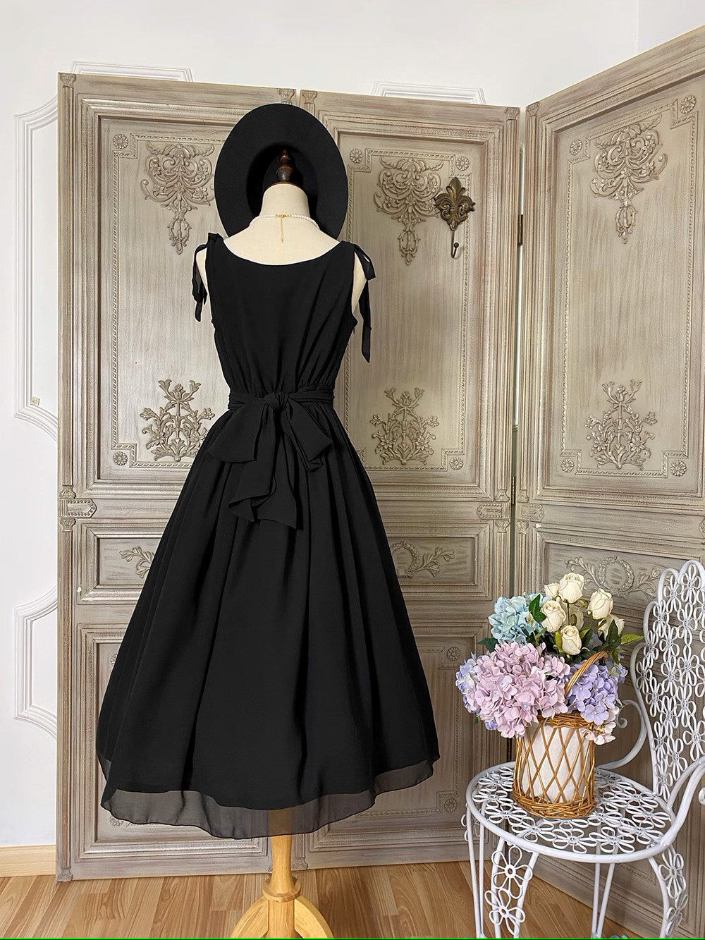 【予約販売】Elegance Greek ドレープジャンパースカート