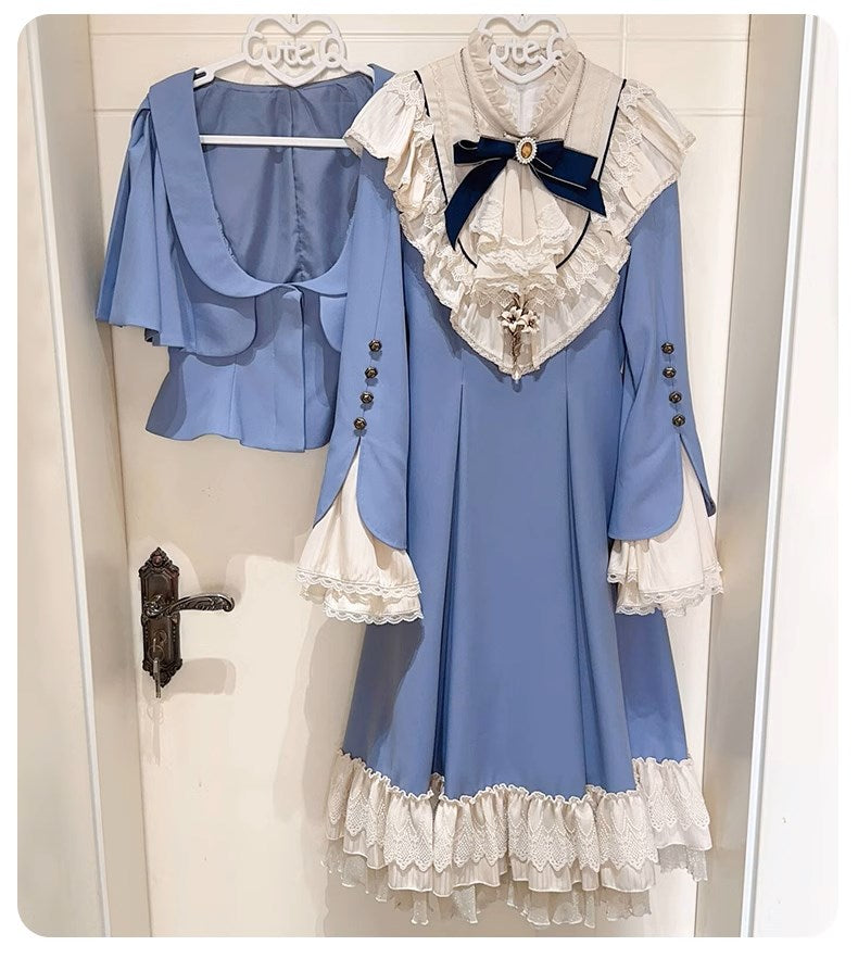 Breeze Aria クラシカルケープ付きワンピース