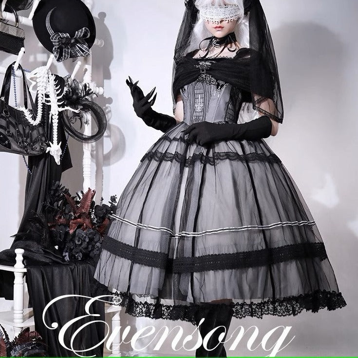 [Sale period ended] Evensong veil jumper skirt