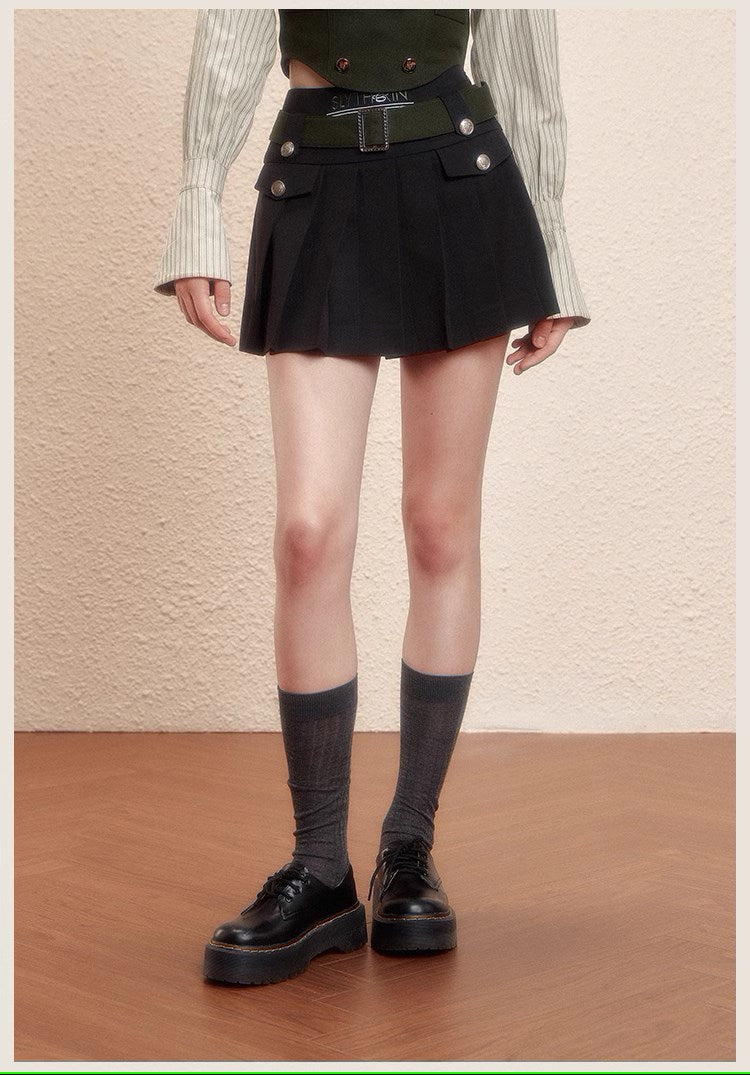 【予約販売】ホグワーツ魔法魔術学校 メタルボタンミニスカート