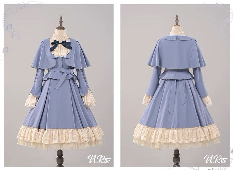 Breeze Aria クラシカルケープ付きワンピース