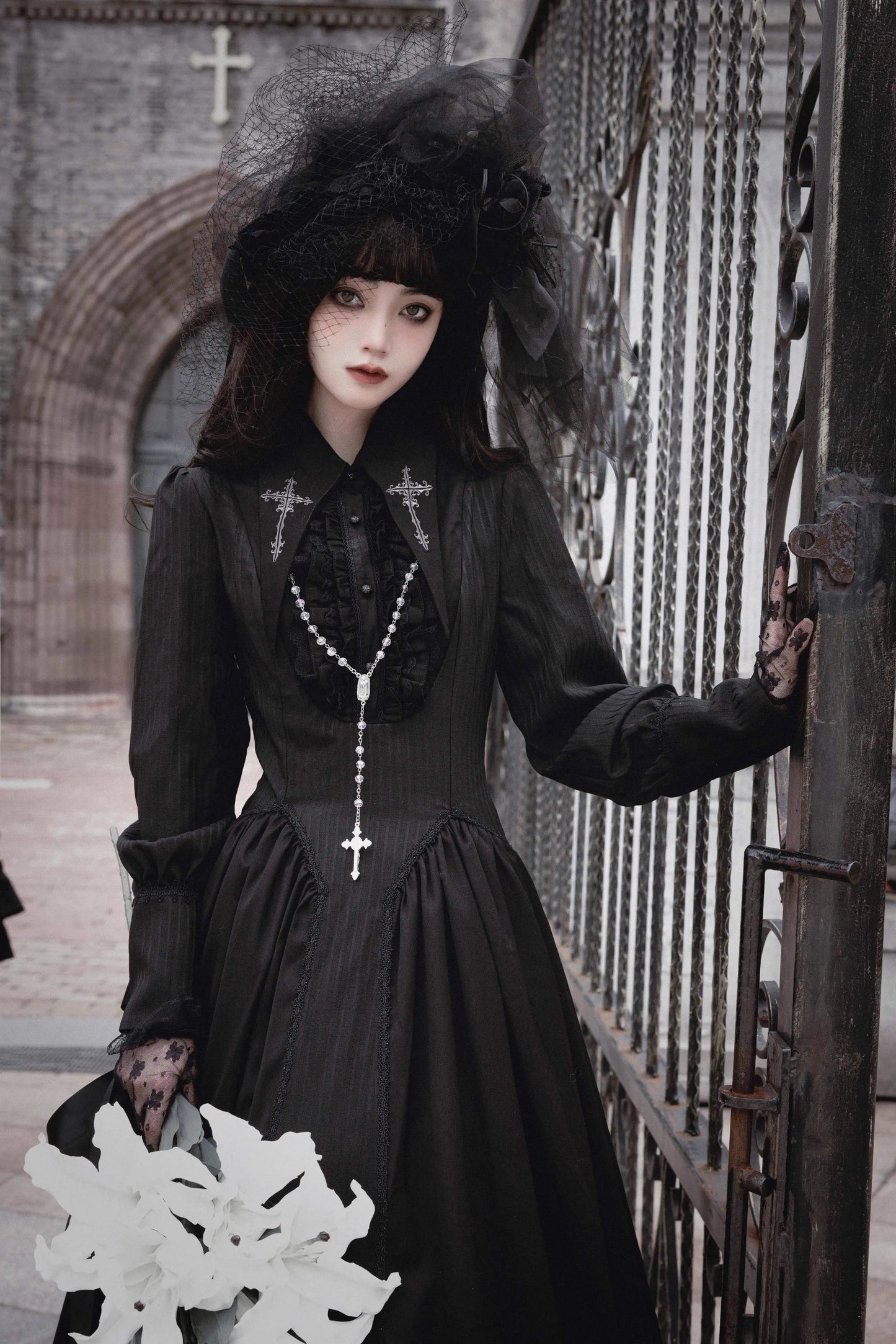 [Sale period ended] Song for Prayer Gothic Lolita dress