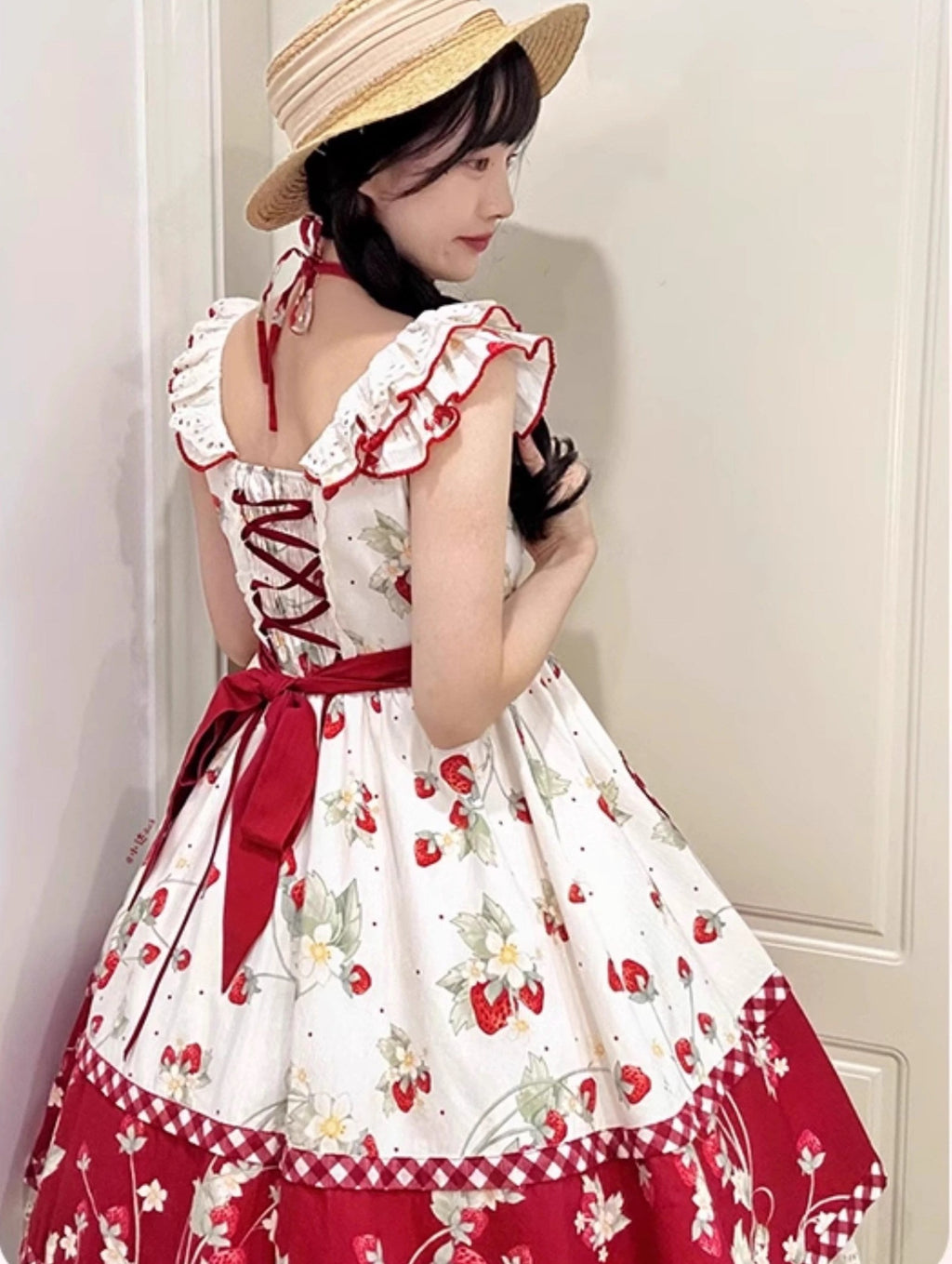 Strawberry Orchard 苺のジャンパースカート