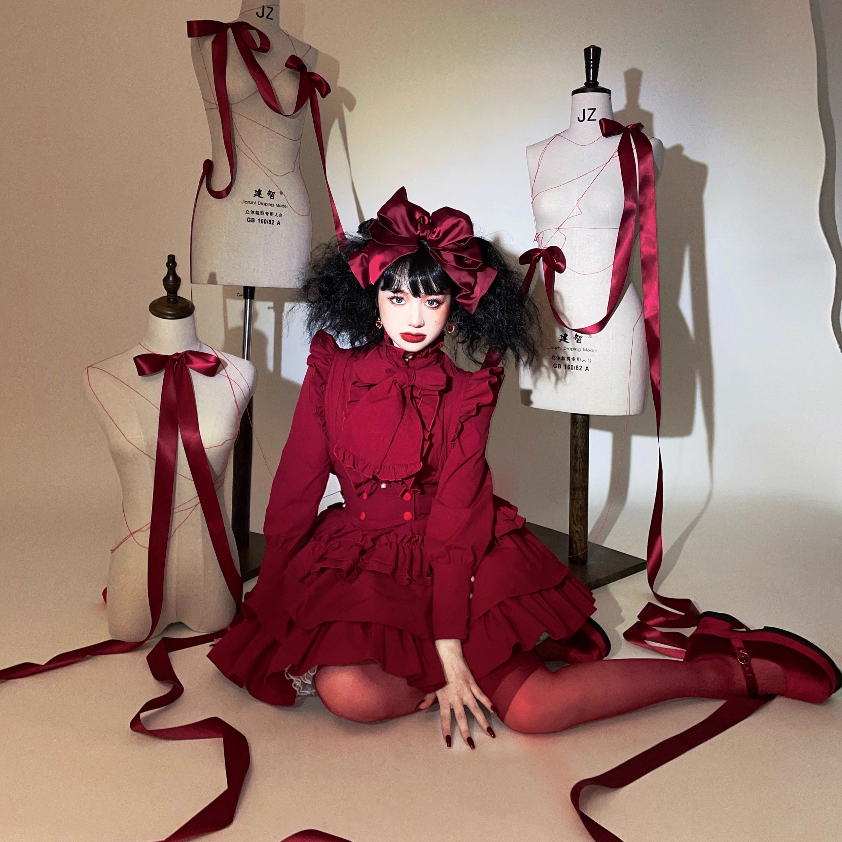 Doll's House サスペンダーミニスカート 全4色