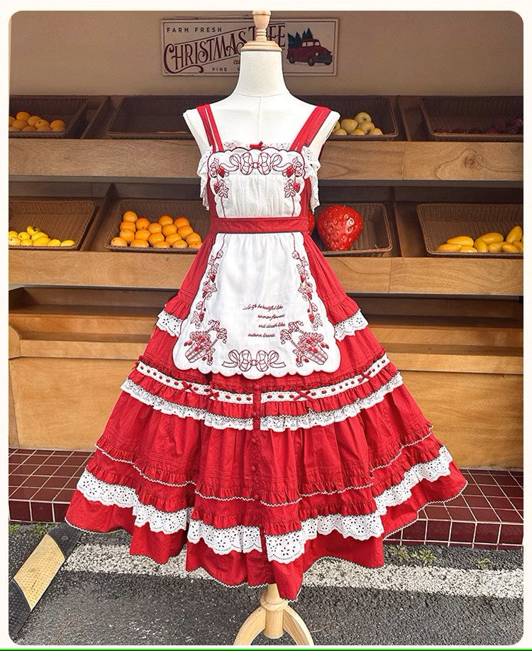 Strawberry Basket ジャンパースカート