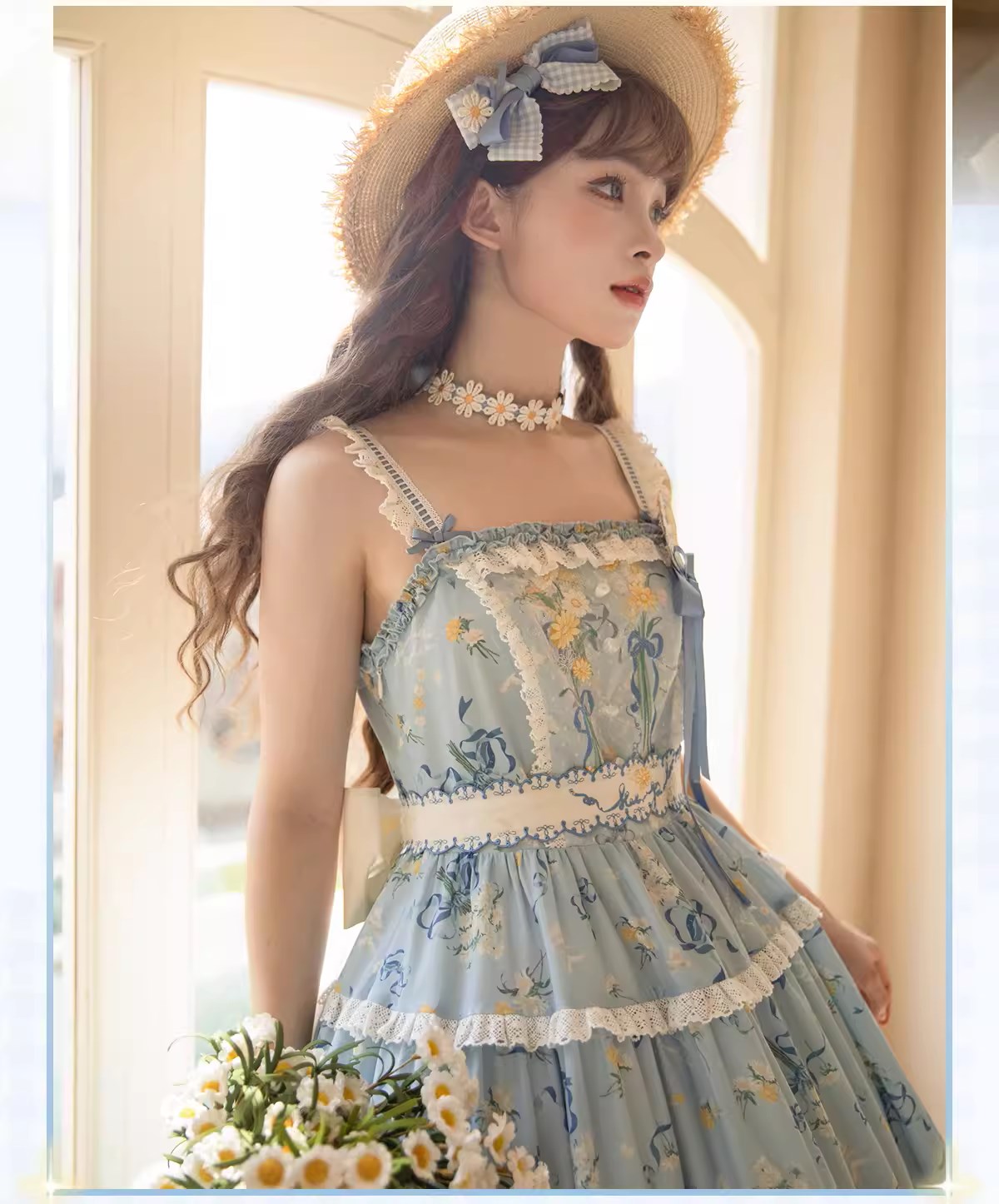 【再販・受注予約7/16まで】Daisy and Sky ジャンパースカート
