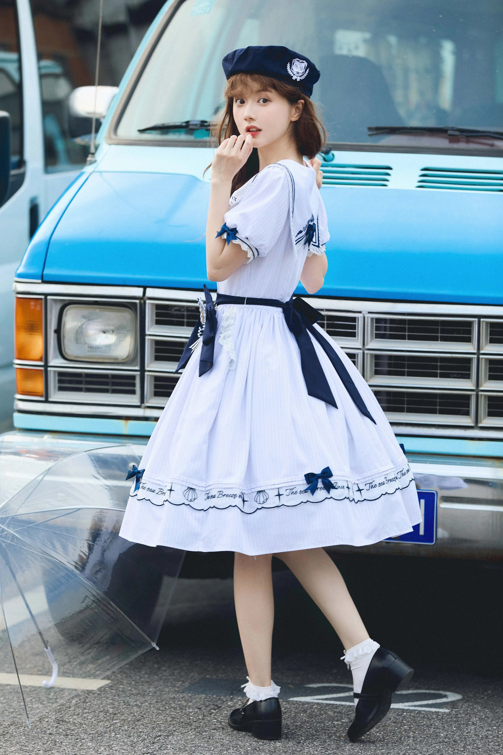 【再販・受注予約6/11まで】The Sea Breeze Blows マリンワンピース