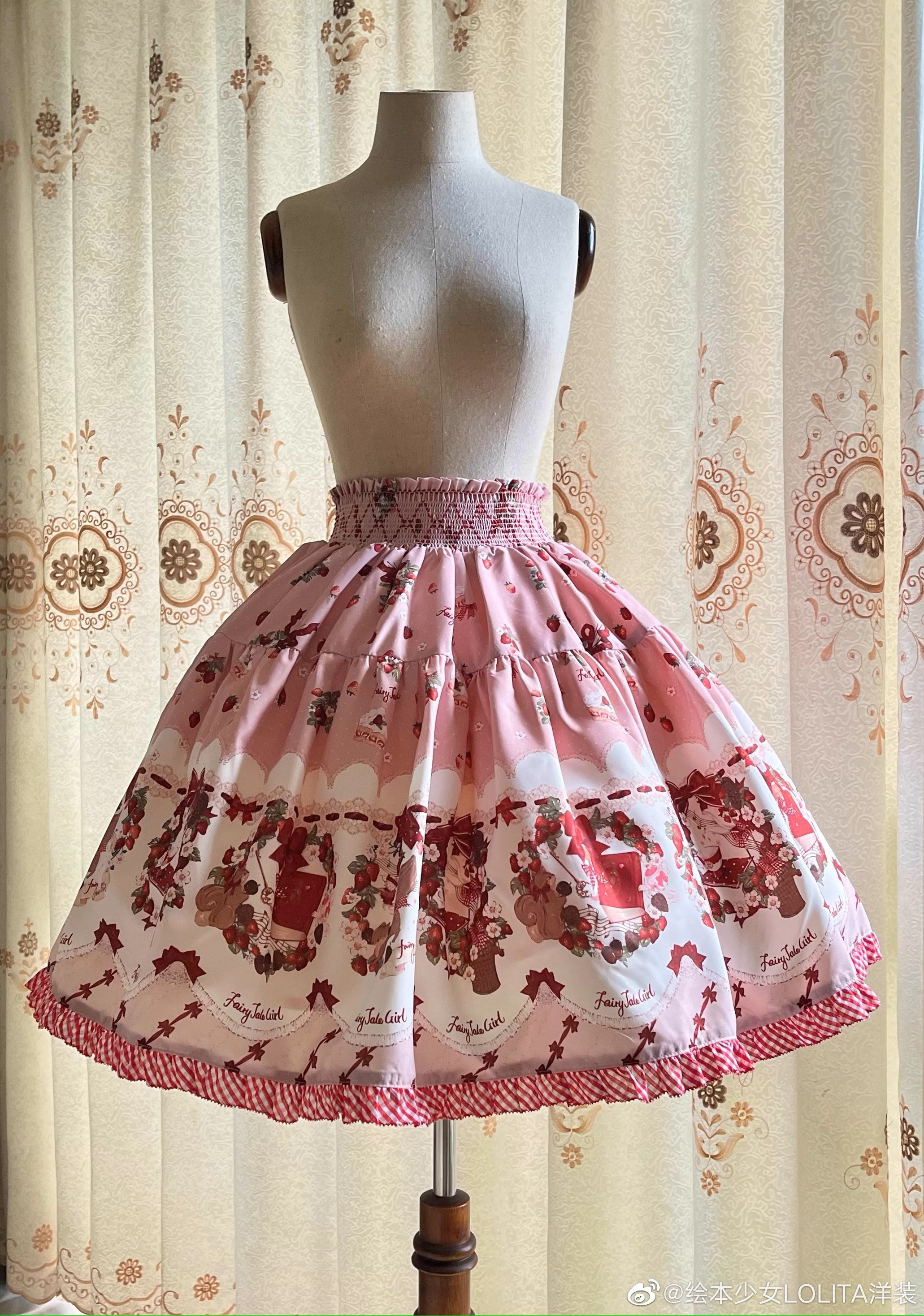 Berry Party プリントミニスカート
