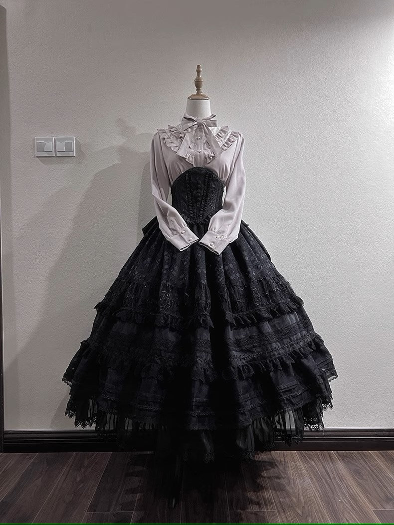 [Sale period ended] Stigma lace inner skirt